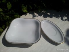 ANTIQUE Round Plate and Serving Dish