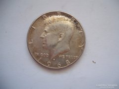 Liberty 1/2 dollár 1968