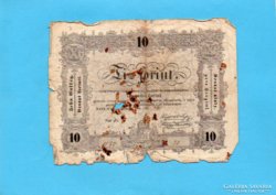 Kossuth 10 Forint 1848 Eredeti Állapotban!!
