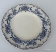 Antik fajansz Hüttl Tivadar-Cauldon tányér