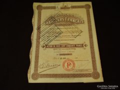 Franciaország 250 frank 1924 Részvény Értékpapír