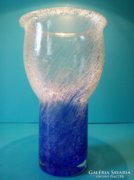 Fátyol üveg váza repesztett talán karcagi