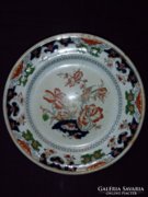 Antik Minton angol fajansz lapos tányér (1860-ból)
