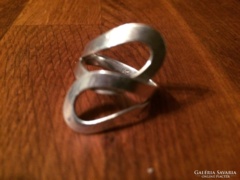 Különleges állítható méretű ezüst gyűrű