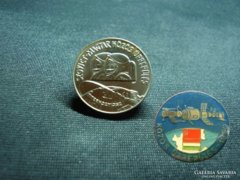 100 Forint 1980 Űrrepülés BU + Kitűző
