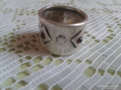 Ezüst Israeli Karikagyűrű