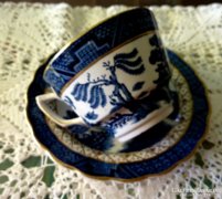 Royal Old Willow-angol porcelán kávés és alja
