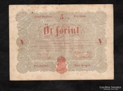 5 forint 1848 Kossuth bankó 
