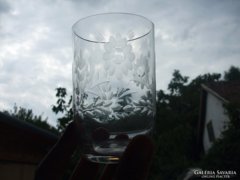 6 db régi vizes pohár