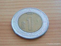 MEXIKÓ MEXICO 1 PESO 1999 BIMETÁL