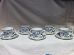 Royal Art Adlery-hagyma mintás kék-fehér angol porcelán.