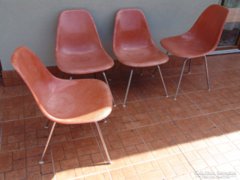 Retro  Hermann Miller székek, jelzett, 4 db