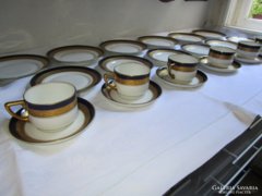  ROSENTHALE antik teás készlet aranyozott 24 db -os készlet