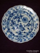 Antik Meisseni porcelán tányér 1882-ből