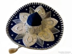Sombrero kalap, kézi készítésű, eredeti mexikói
