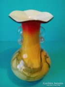 Beautiful Dalien Murano fluted glass vase