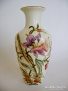 Zsolnay Orchideás váza, kézzel festett. Hibátlan állapotban!