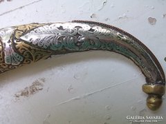 Handzsár keleti kard ezüstberakással 1800-as évek 