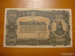 *** ERŐS 1923-as 500 korona! ***