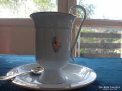 Aranyozott teáskanál+elegáns teáscsésze alátéttel(2)