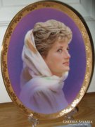 Diana hercegnő limitált emlék tányér