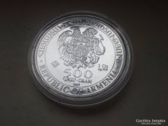 Örmény 1 uncia színezüst Ag 0,999 hibátlan db!