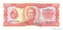 100 pesos 1967 Uruguay