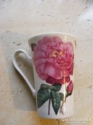 Roy Kirkham Versailles rózsás bögre kínai porcelán