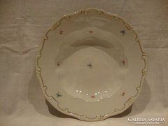  Zsolnay aranyozott tollazott porcelán tányér