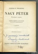 Alexej N. Tolsztoj: Nagy Péter I-II. kötet 1945, könyv