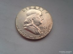 Usa ezüst fél dollár 1963EXTRA