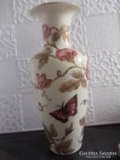 Zsolnay ritka lepkés pillangós nagyméretű váza 35cm