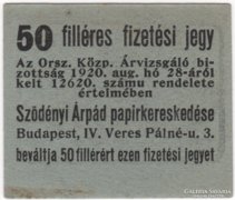 Szödányi Árpád - 50 fillér