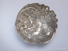 Neorokokó német ezüst tálka