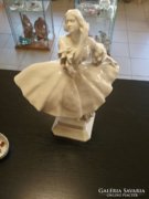 zsolnay nagymeretü balerina tancos figura