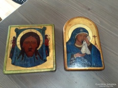 Kézzel festett ikonok párban