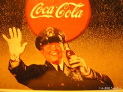 Coca Cola fém képeslap 1995