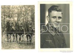 Német katonák, 2 db fotó