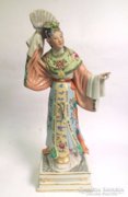 Kínai porcelán, nagy méretű női figura eladó, régi!