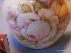 Régi rózsa mintás porcelán csupor