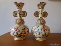 Zsolnay váza pár