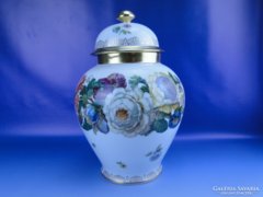 0D830 Régi nagyméretű BAVARIA porcelán váza urna