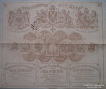 Babarczi Schwartzer Ferenc - számla 1877.