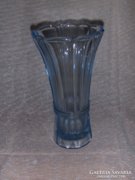 Retro üveg kék váza (fp)