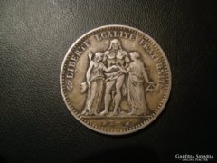 Francia 5FR 1873,Patina