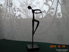Absztrakt bronz balerina-Bodrul Khalique-Svédország (1)