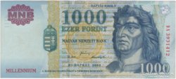 1000 Forint - Millennium - DA - aUNC