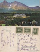 Cseh    Vysoké Tatry  Tára Lomnic   1926  RK