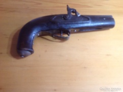 Antik elöltöltös csappantyus  eredeti pisztoly