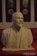 Gigantikus Lenin szobor, jelzett eredeti darab!